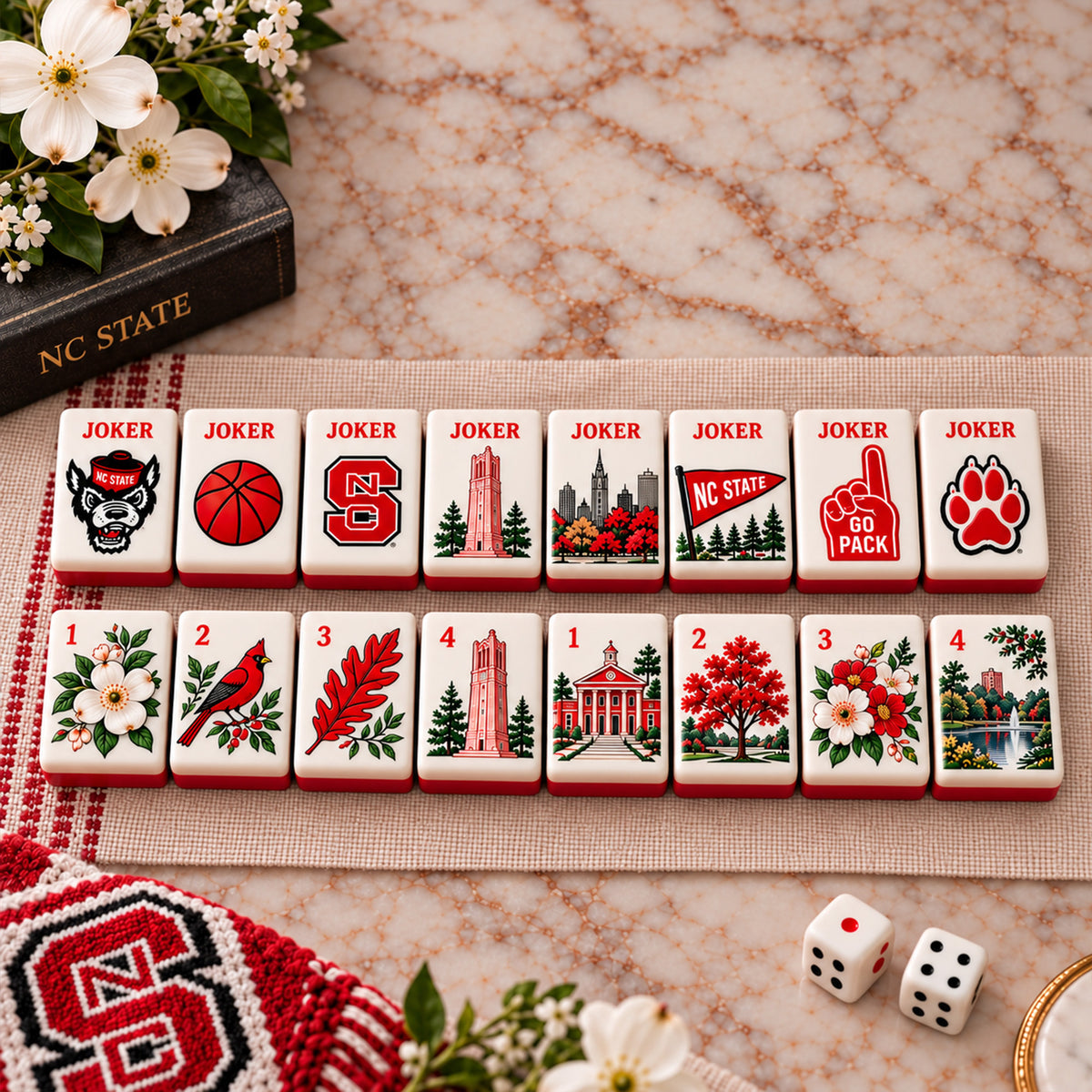 Premium NCSW Mahjong Tiles Set TNSM