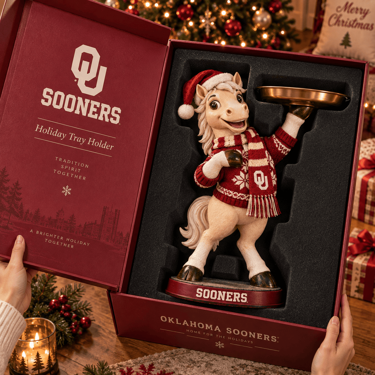 OSN Premium Christmas Character Tray Holder NTTB