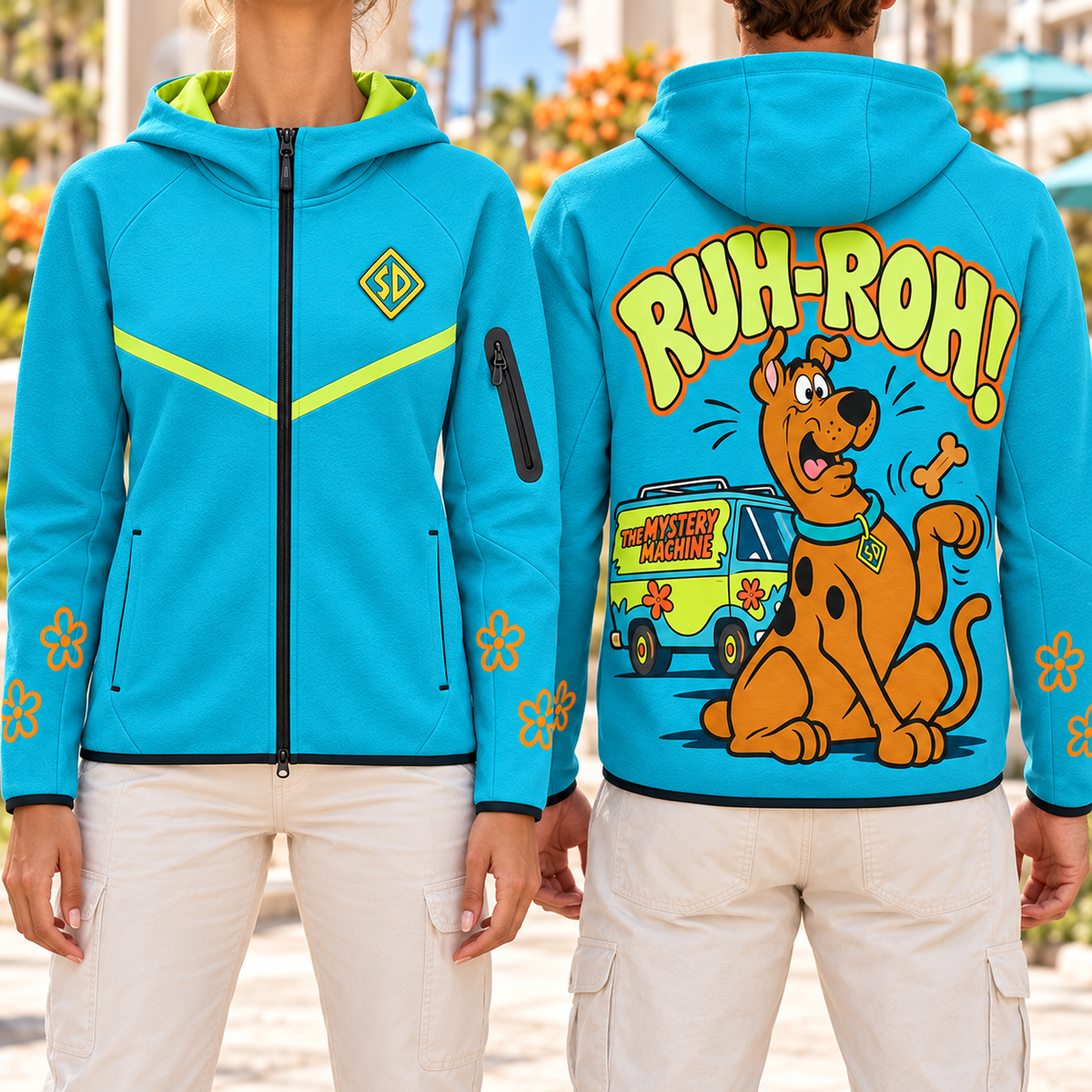 SCBD PREMIUM GRAPHIC ZIP HOODIE HQH