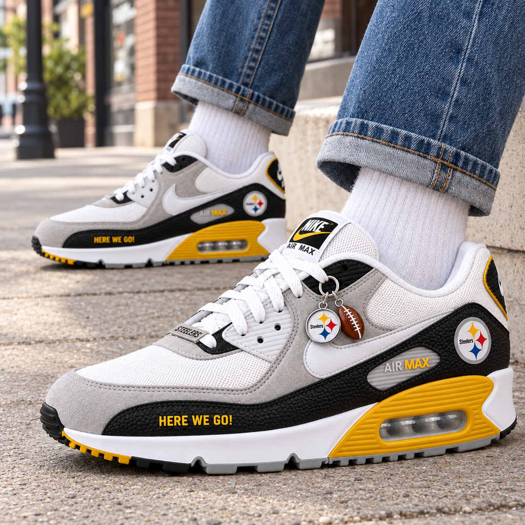 Pittsburgh Steelers Premium Low-Top Sneakers