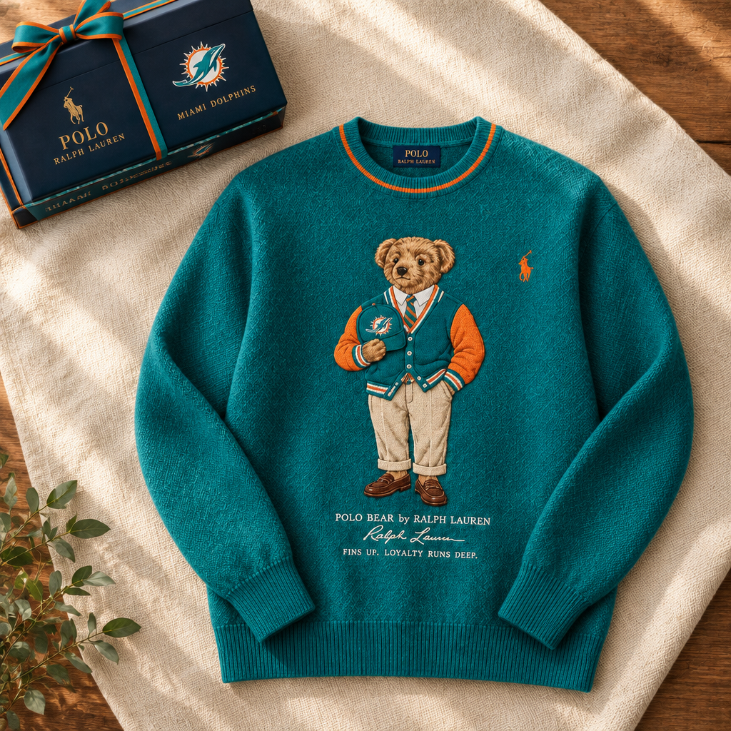 Miami Dolphins Premium Crewneck Sweater