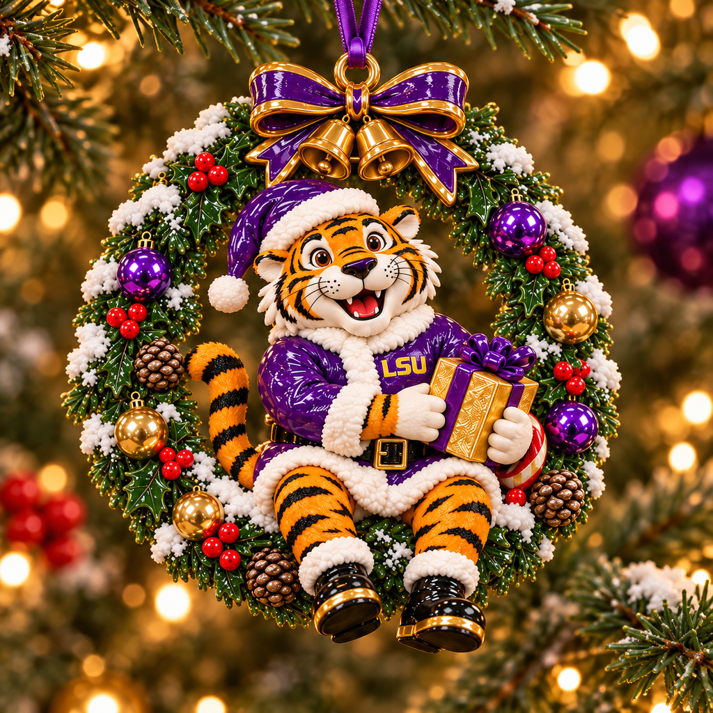 LSU Special Christmas Tree Ornament TTTT