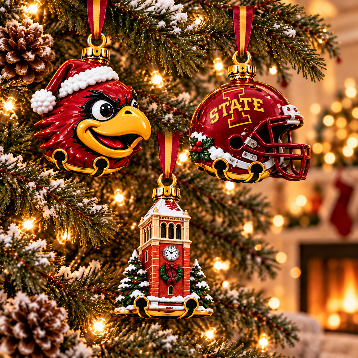 Premium ISC Christmas Bell Ornament PVNA