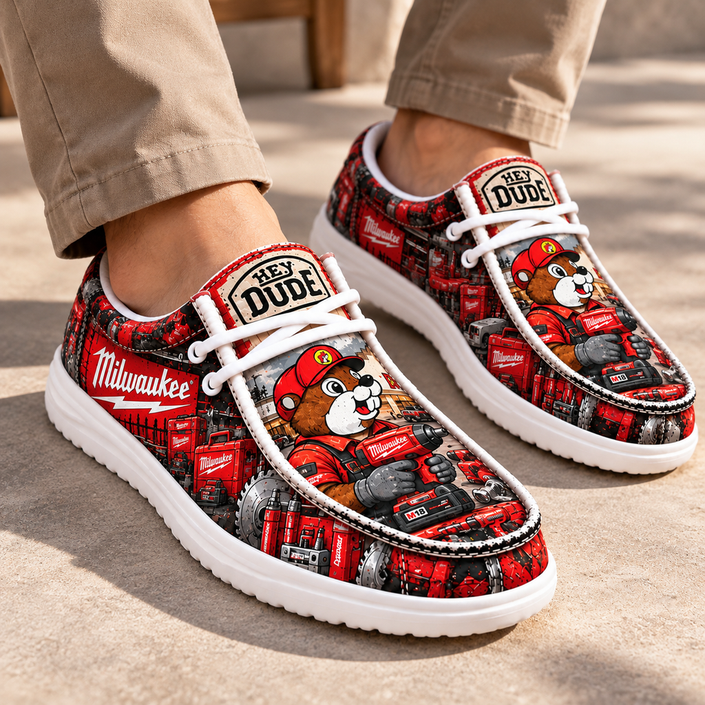 Premium MWKE Statement Graphic Casual Loafer Shoes PDL
