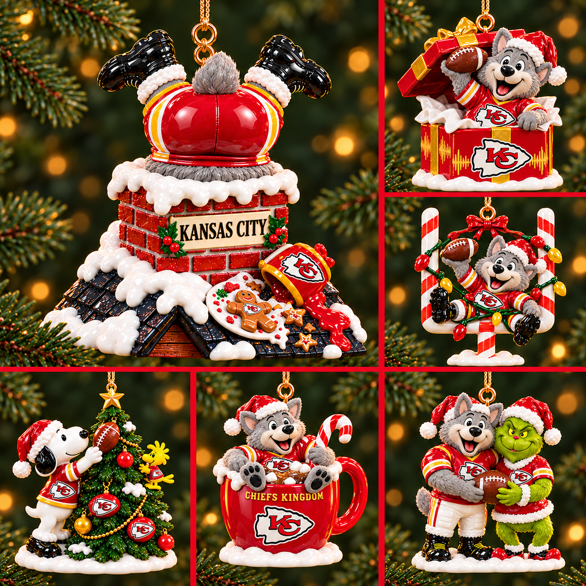 KCC Premium Christmas Tree Ornament Set TMH
