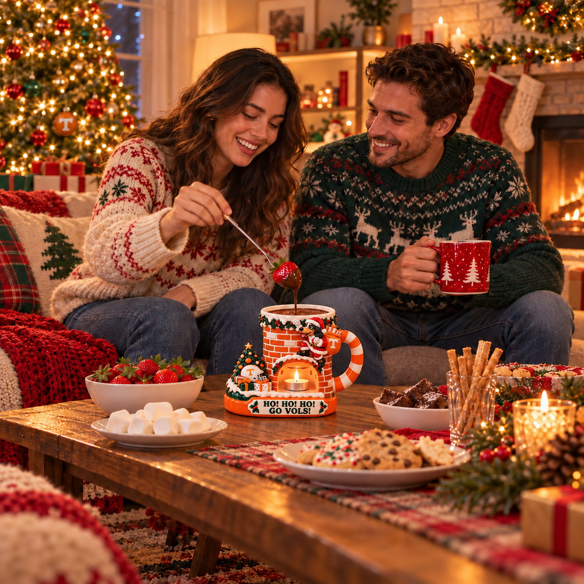 TVF Special Christmas Chocolate Fondue Mug TTTT