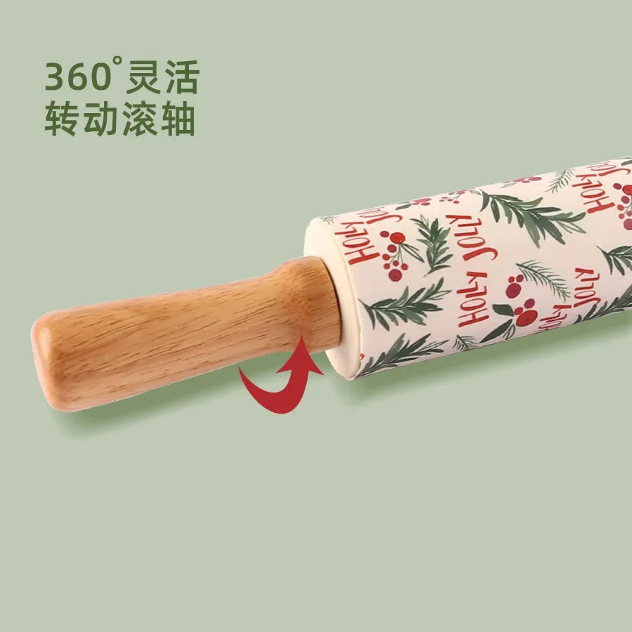 Professional Pottery DIY Clay Craft Tool Wooden Texture Mud Rolling Supplies Embossed Rod Flower Pattern Mud Roller