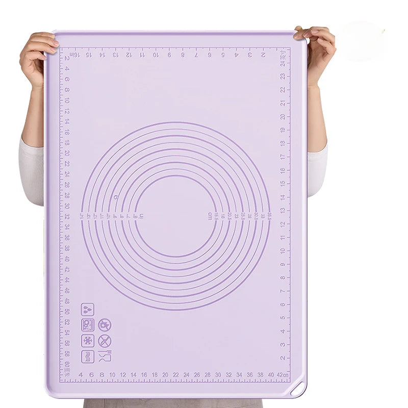 Large Kneading Pad Silicone Dough Baking Mat 70x50 60x40 5mm Thick Non-stick Pastry Board Reusable Kitchen Baking Mat Accessory