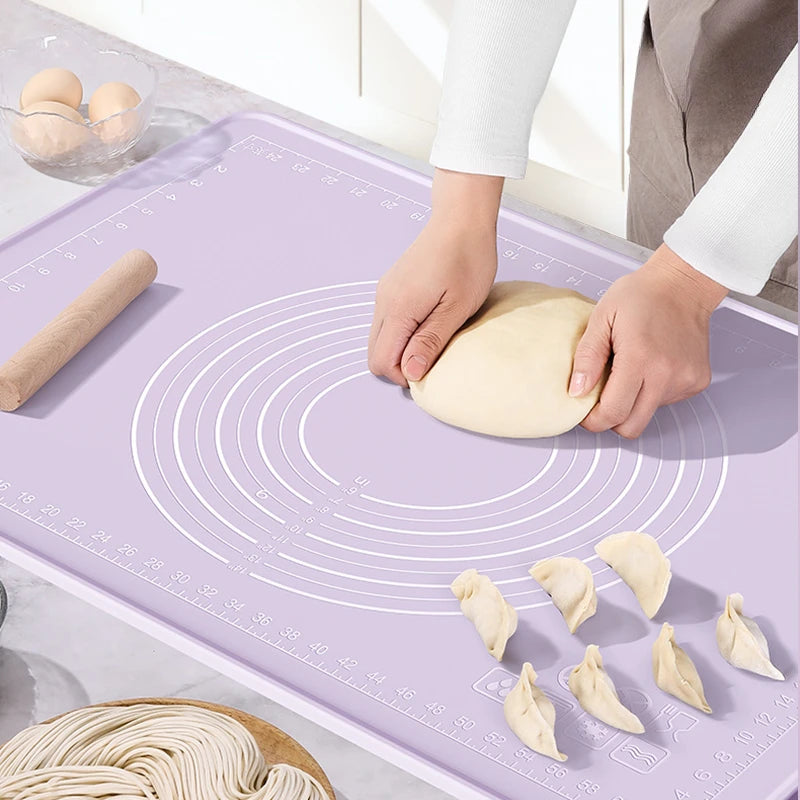 Large Kneading Pad Silicone Dough Baking Mat 70x50 60x40 5mm Thick Non-stick Pastry Board Reusable Kitchen Baking Mat Accessory