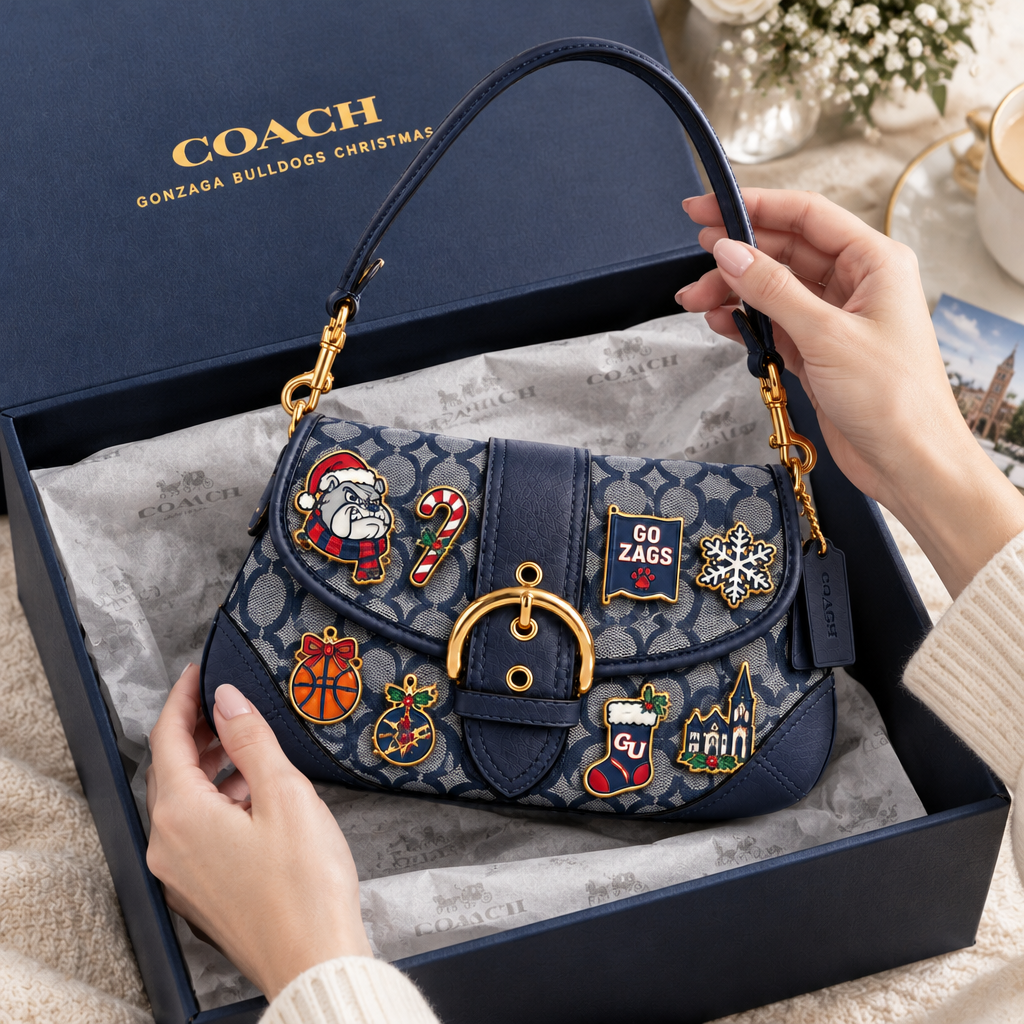 Gonzaga Bulldogs Soho Bag With Charm