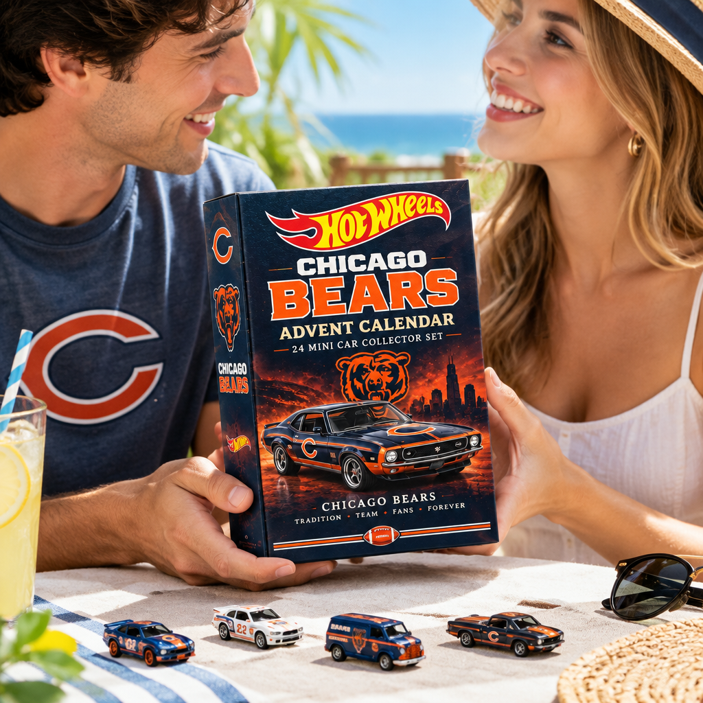 Chicago Bears Premium Mini Car Advent Calendar
