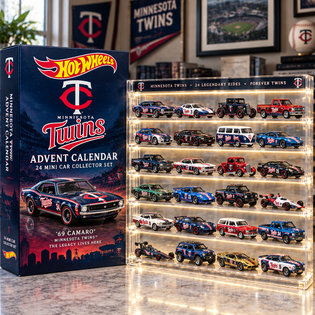 Minnesota Twins Premium Mini Car Advent Calendar