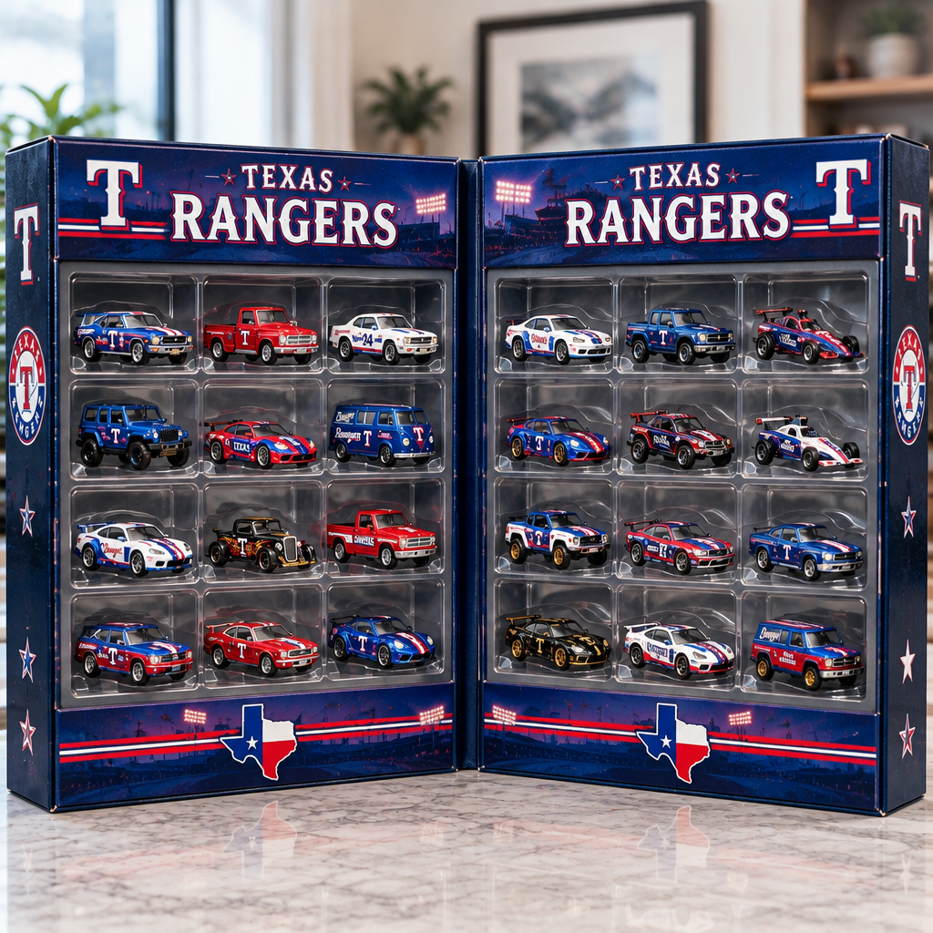 Texas Rangers Premium Mini Car Advent Calendar